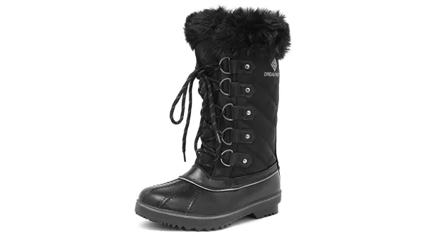 black snow boot