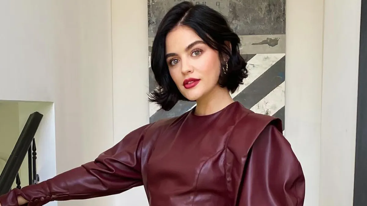 Lucy Hale, Kristin Ess hair gloss