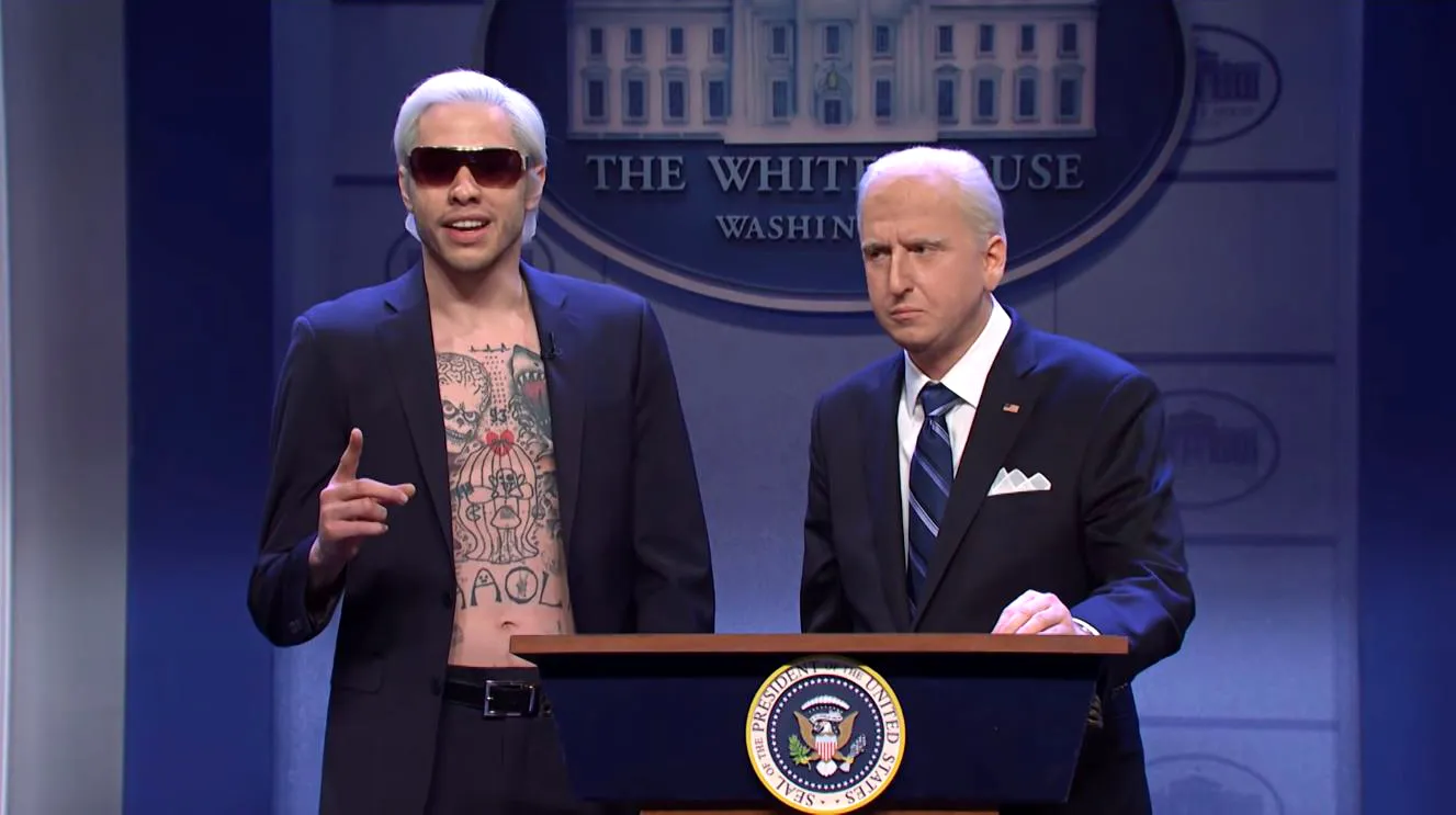 Pete Davidson Jokes in ‘SNL’ Opening That He’s Having ‘More Fun’ This Year Amid Kim Kardashian Romance