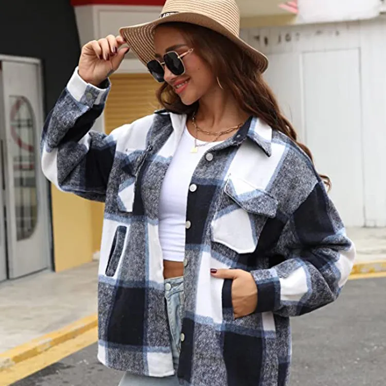 plaid shacket