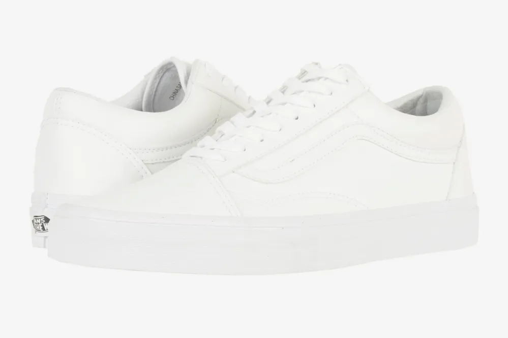 white Vans sneakers