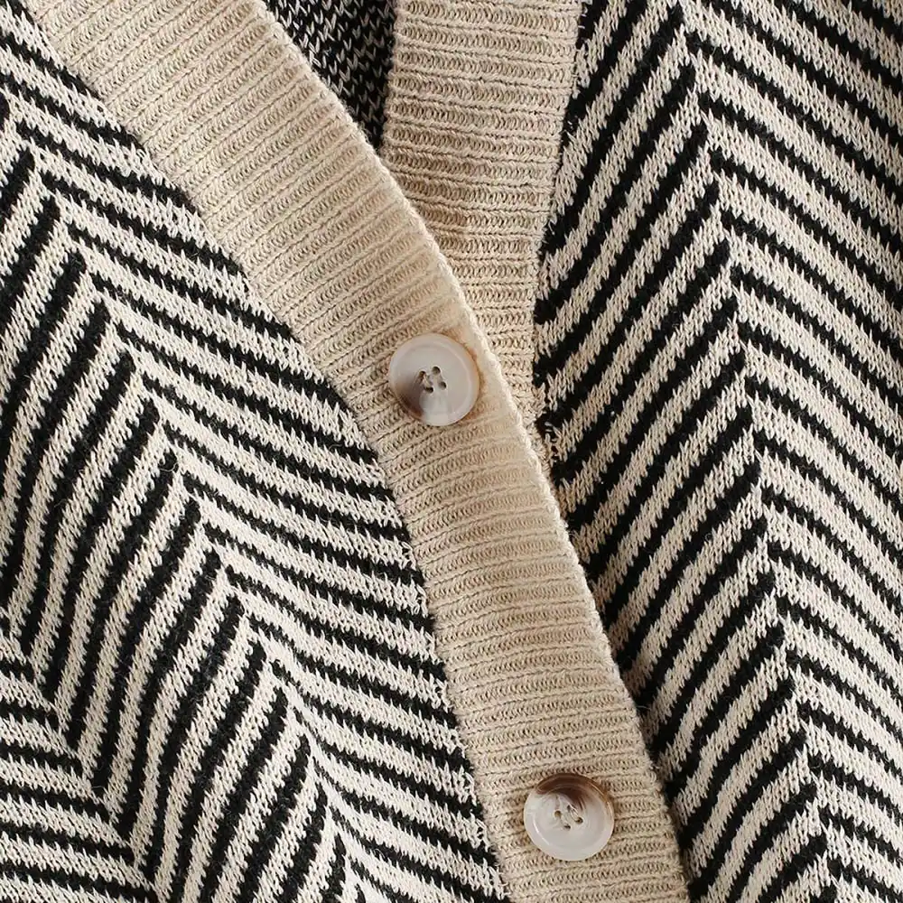 zaful-cardigan-black-stripe
