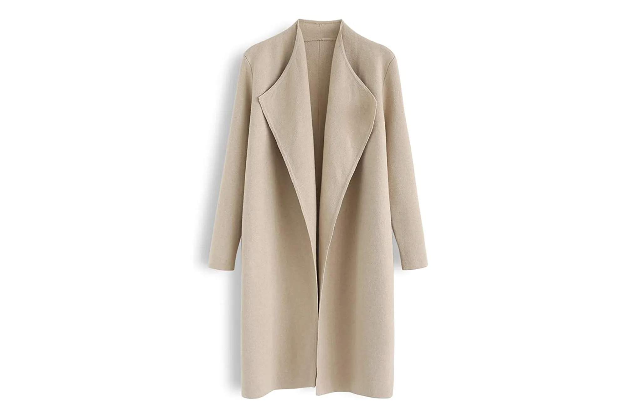 CHICWISH Women's Open Front Knit Coat Cardigan