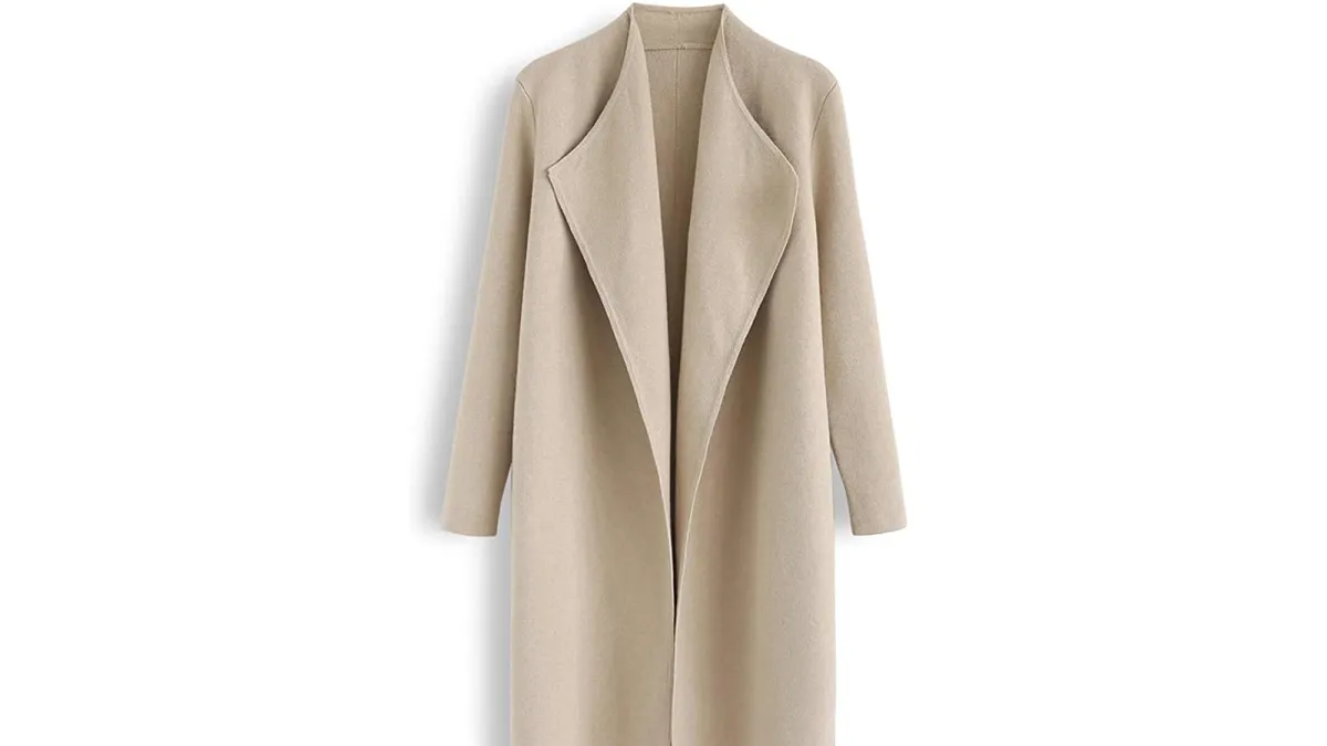 CHICWISH Women's Open Front Knit Coat Cardigan