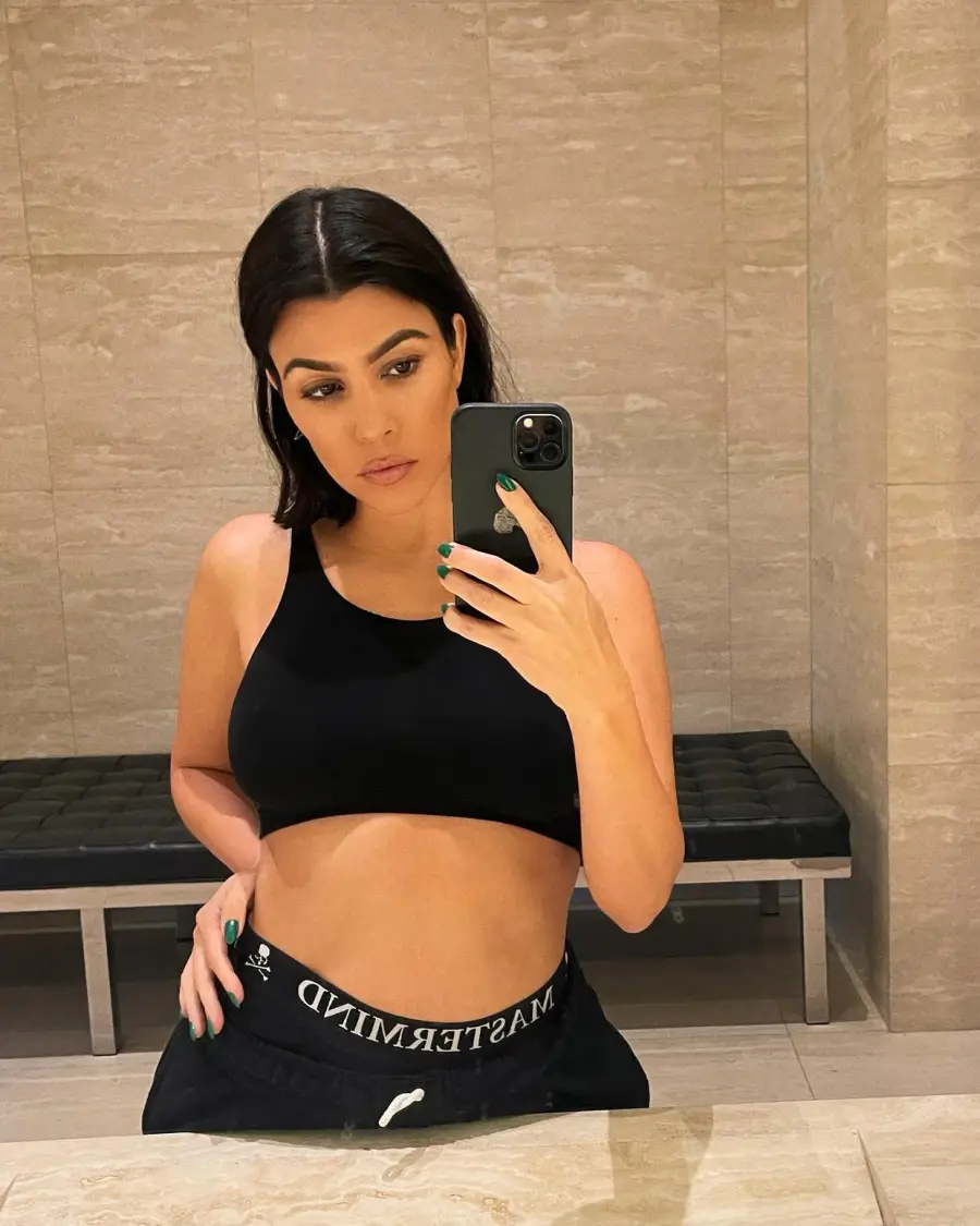 Every Time Kourtney Kardashian Clapped Back at Pregnancy Rumors Over the Years