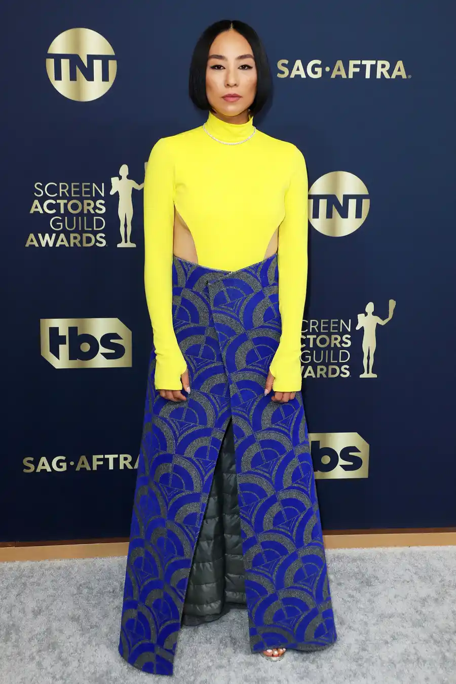 Greta Lee Red Carpet Arrival SAG Awards 2022