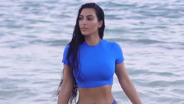 How Kim Kardashian Upped Her Workout Game Ahead of Skims Swim Photo Shoot