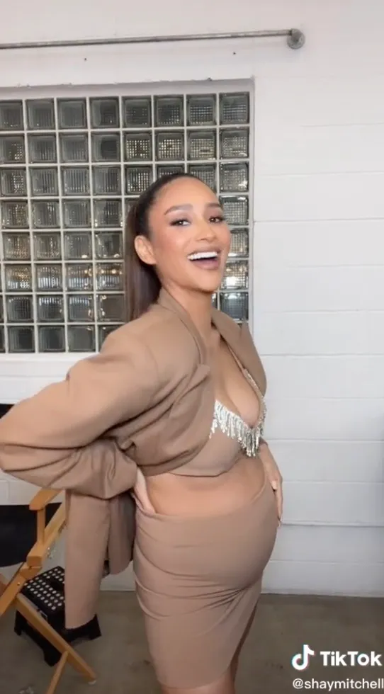 ‘How Would They Know?’ Pregnant Shay Mitchell Shows Attempts to Hide Bump