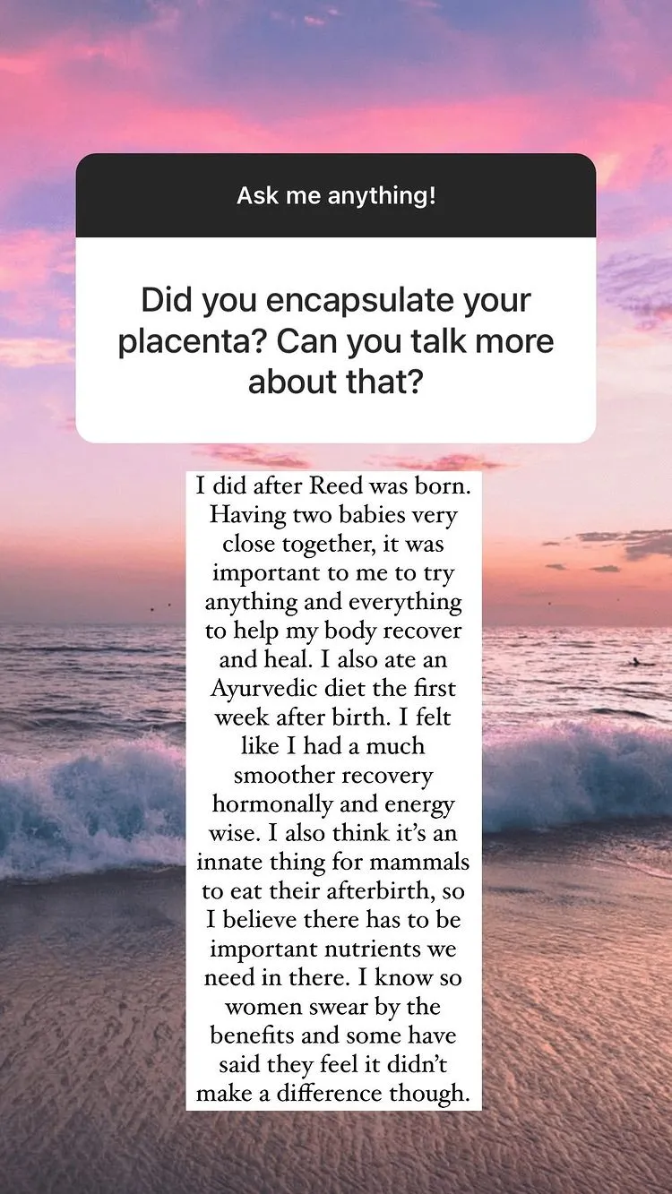 Jade Roper Reveals She Ate Placenta After 3rd Baby's Birth: It's 'Innate'