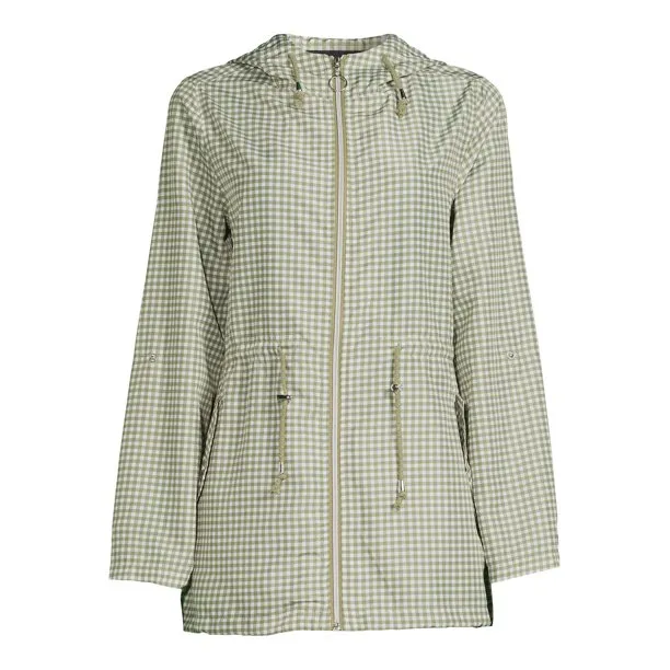 Jason Maxwell Women's Printed Rain Anorak Jacket