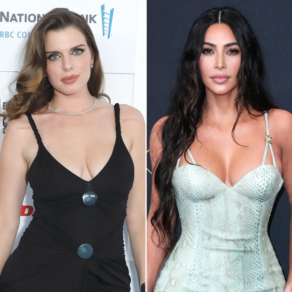Julia Fox Admits She&rsquo;s Been Wearing Similar Looks to Kim Kardashian