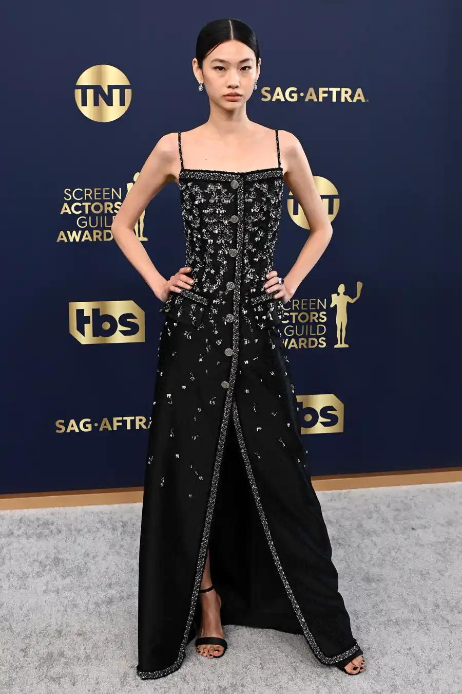 Jung Ho-Yeon Red Carpet Arrival SAG Awards 2022