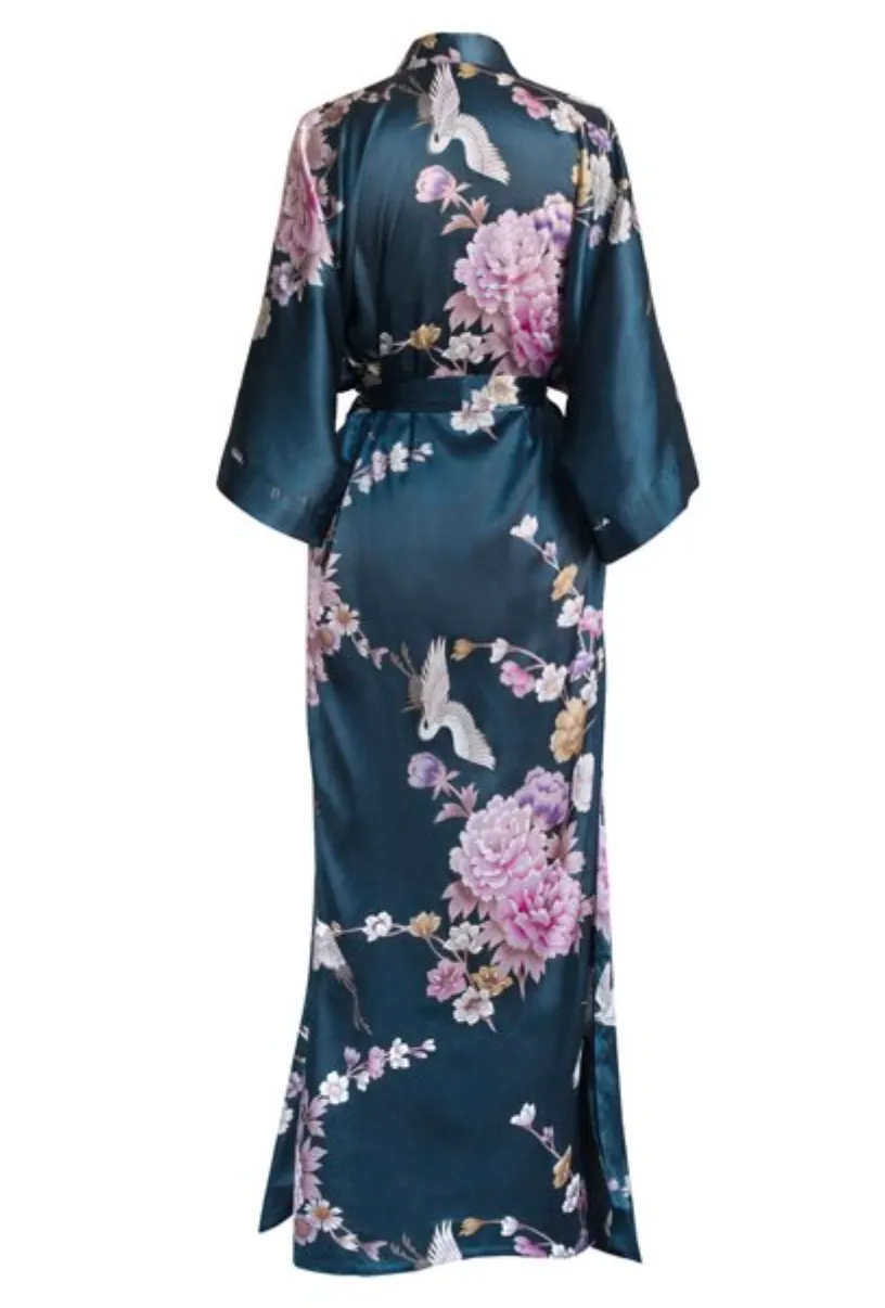 KIM+ONO Long Kimono Satin Robe