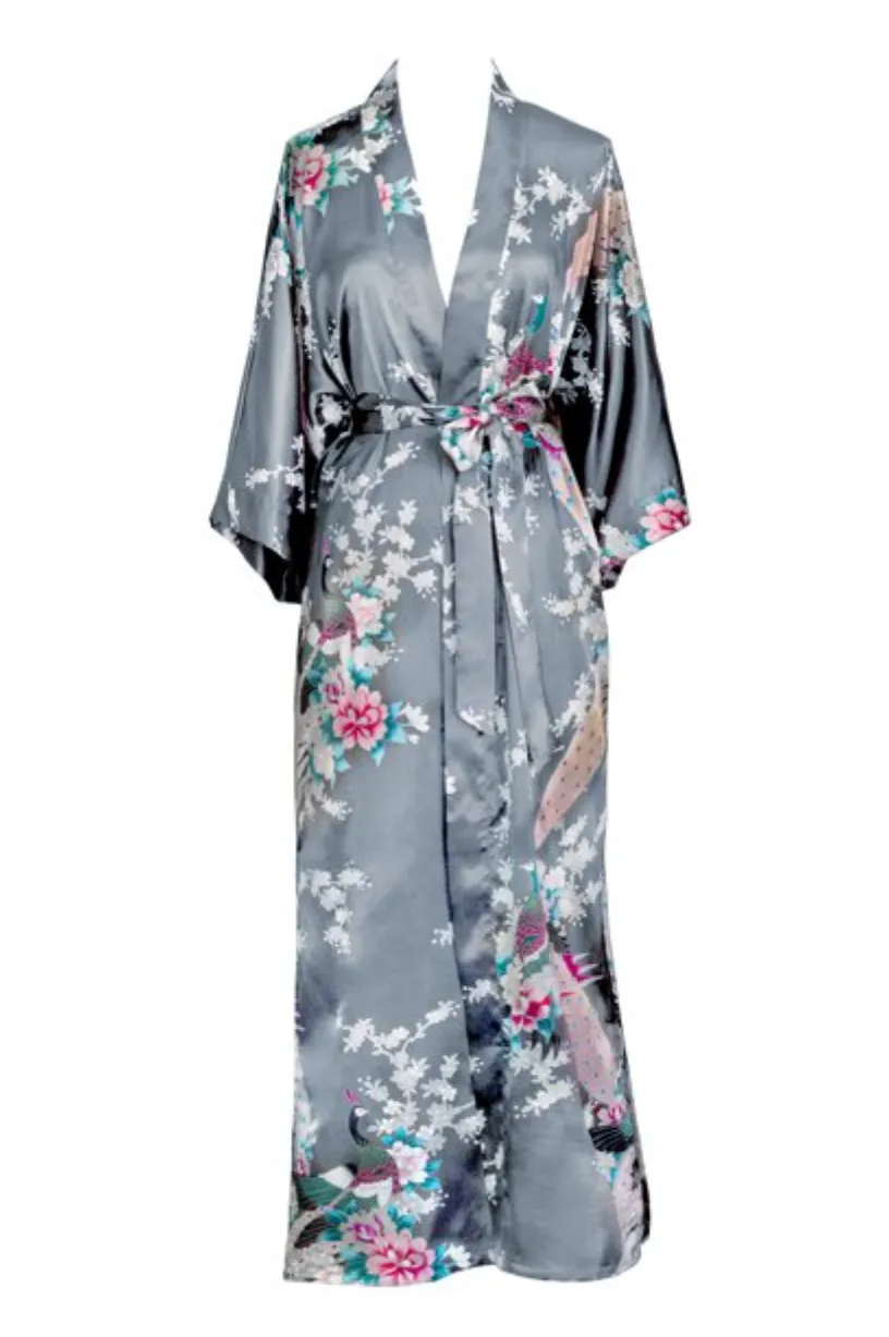 KIM+ONO Long Kimono Satin Robe