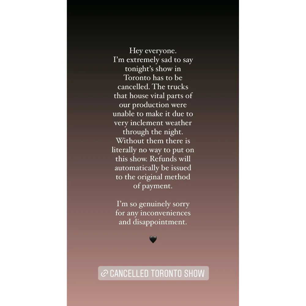 Kacey Musgraves Is &lsquo;Extremely Sad&rsquo; That Her Final &lsquo;Star-Crossed&rsquo; Concert Was Canceled: 'So Genuinely Sorry'