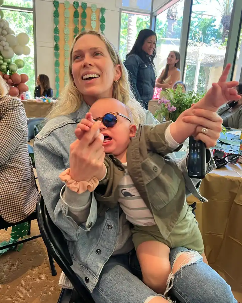 Katharine McPhee and David Foster Celebrate Son Rennies 1st Birthday Foster Fam