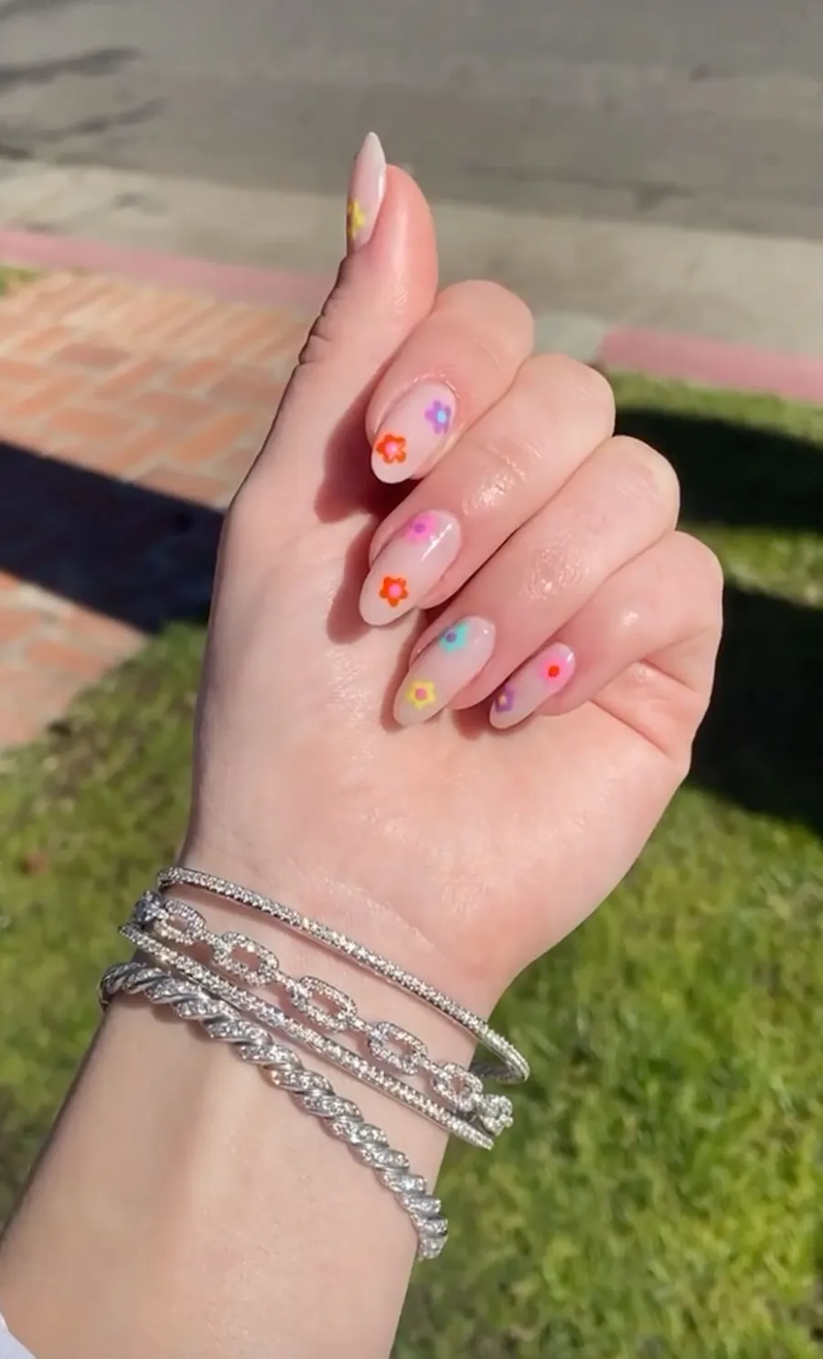 Khloe Kardashian Megan Fox Celebs Are All About Funky Nail Art and Neon Polish in 2022