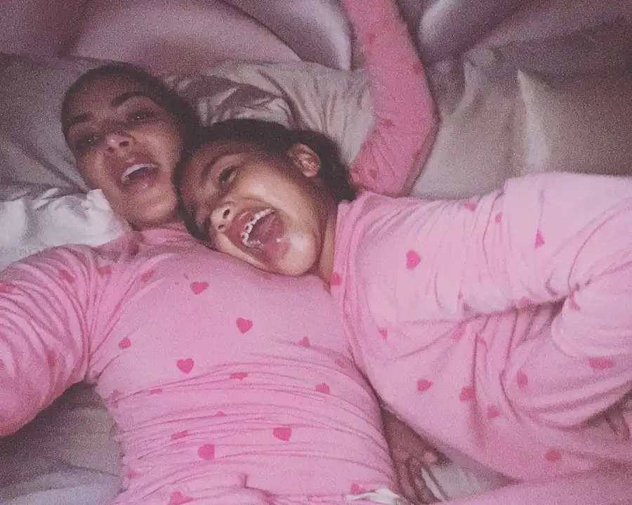 Kim Kardashian Matches With Daughter North 8 Sweet Selfies Amid Kanye West Drama