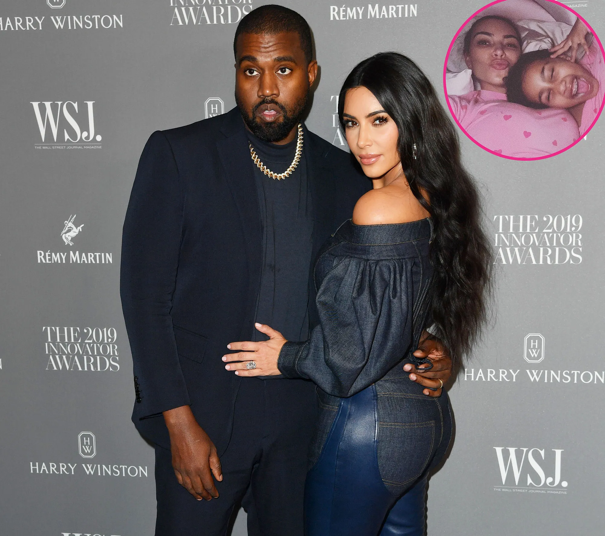 Kim Kardashian Matches With Daughter North 8 Sweet Selfies Amid Kanye West Drama