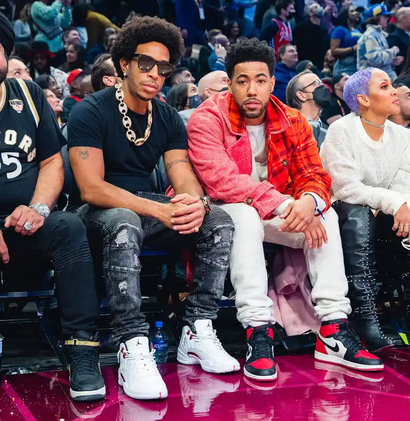 Ludacris And Jake from State Farm NBA All Star Hot Pics