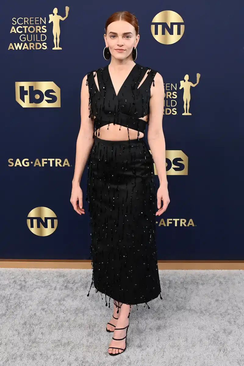 Madeline Brewer Red Carpet Arrival SAG Awards 2022