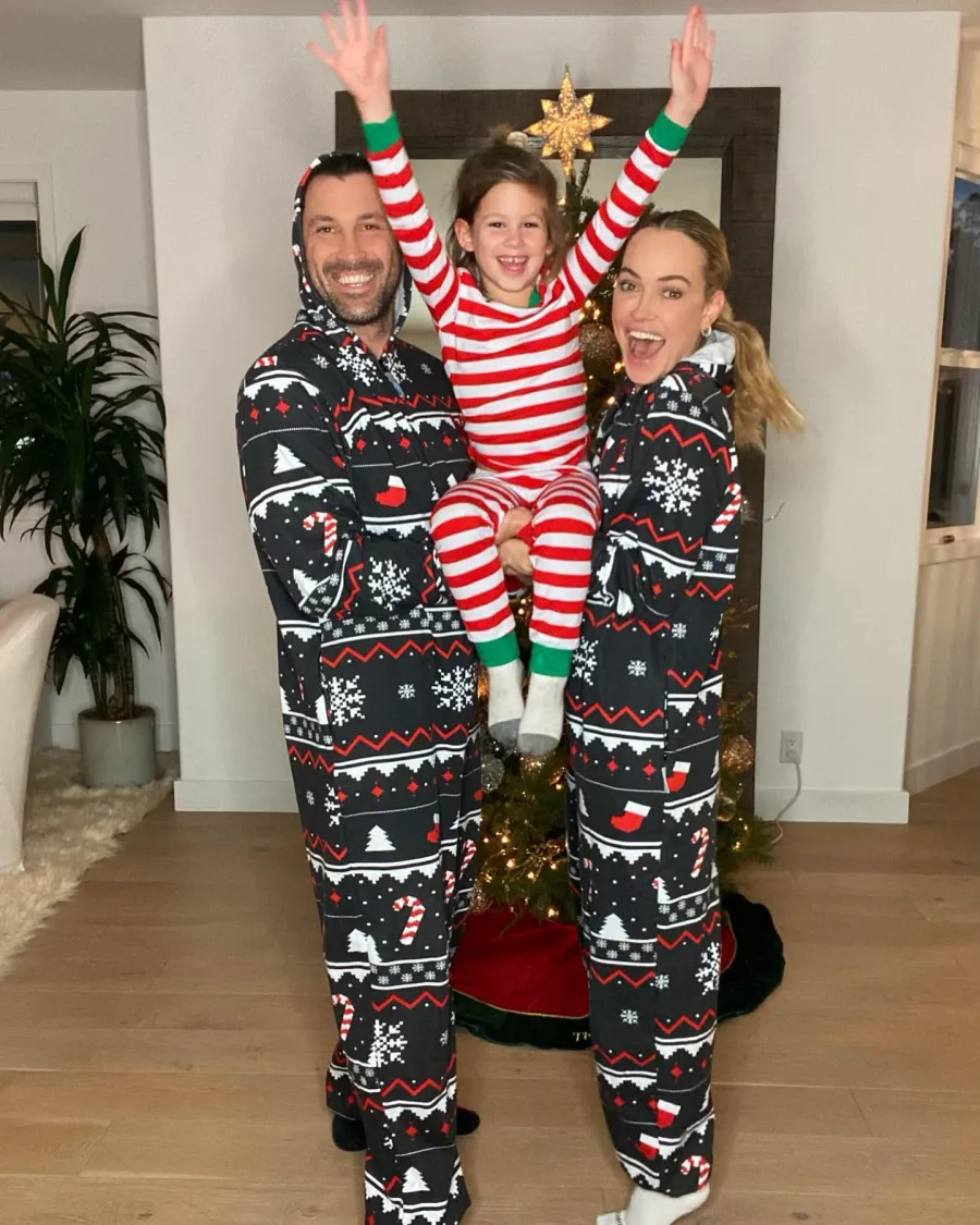 Maksim Chmerkovskiy, Peta Murgatroyd's Sweetest Moments With Son Shai Sweet in Stripes