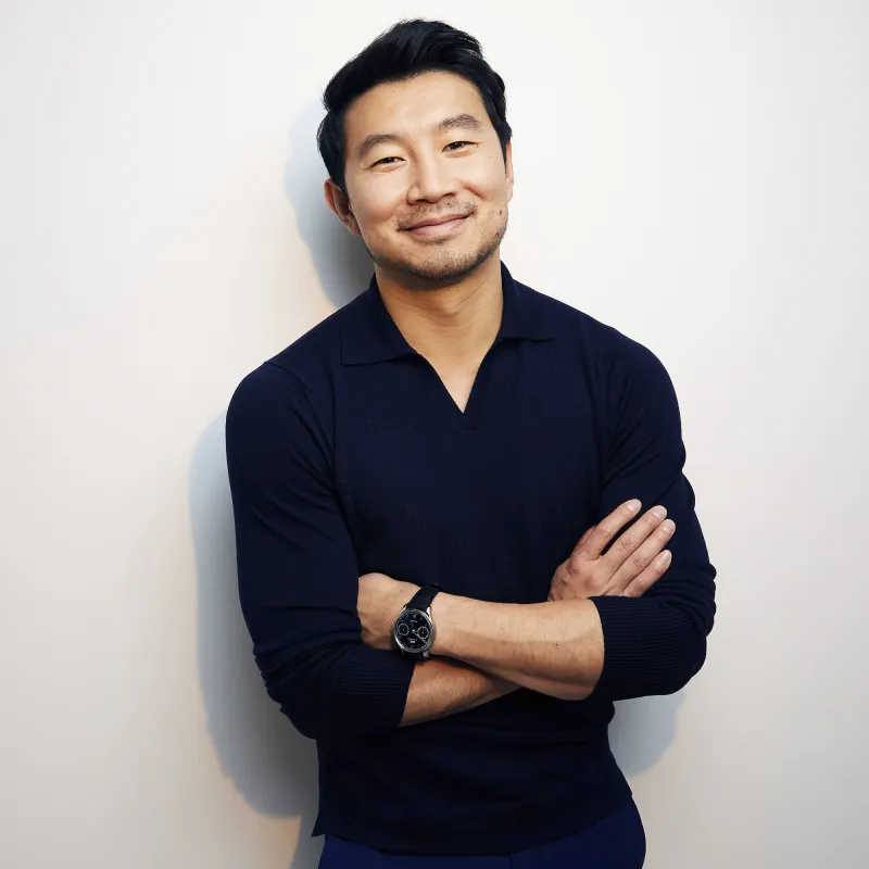 Marvel’s Simu Liu Debuts Blond Hair in Shirtless Selfie: 'Sorry Ma'