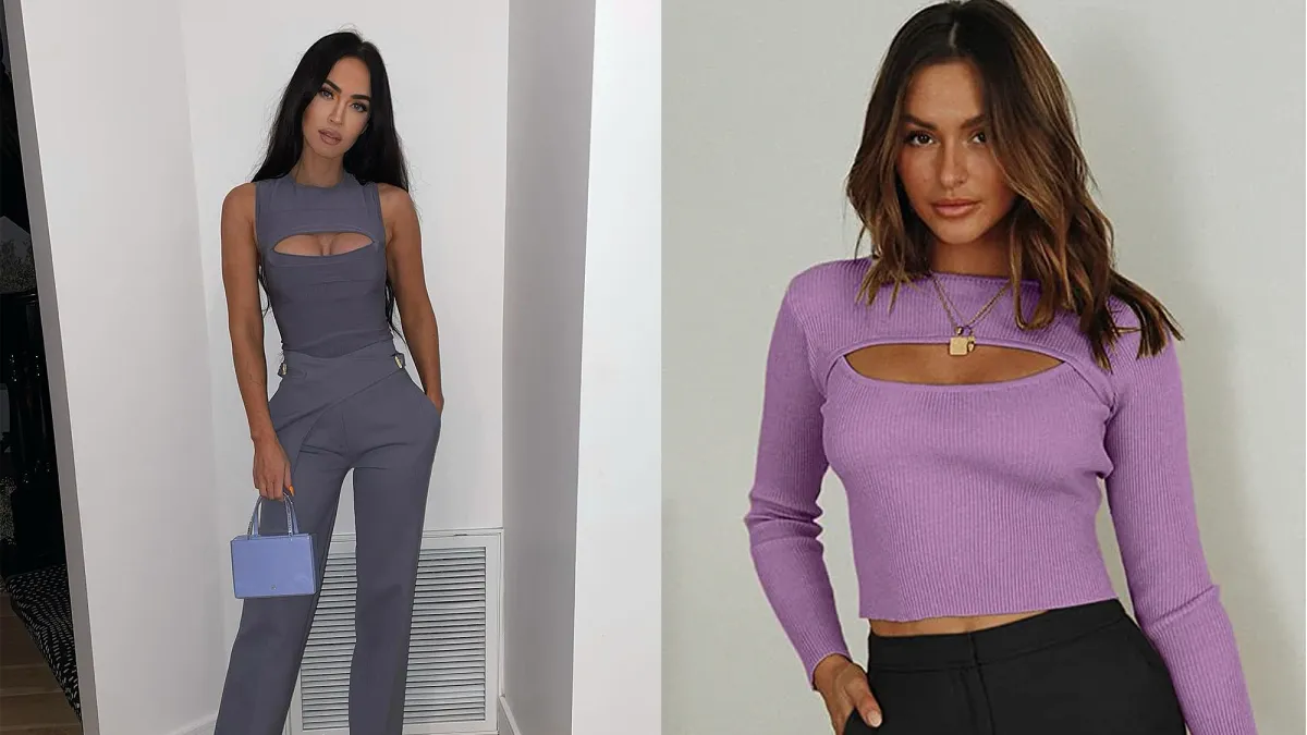 Megan-Fox-Cutout-Top