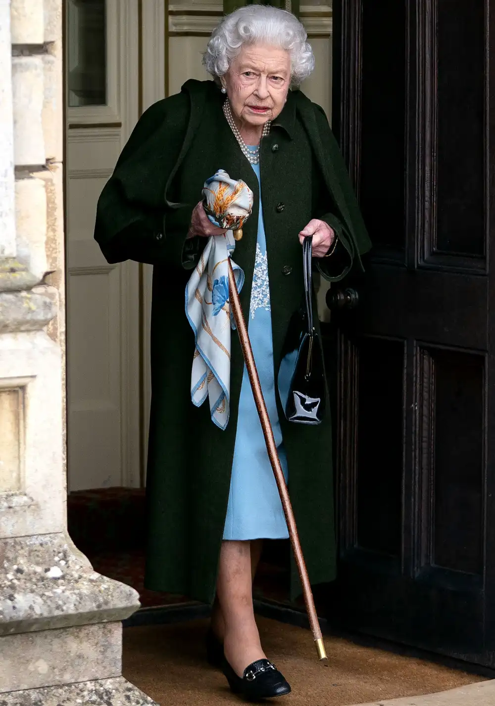 Queen Elizabeth Uses Late Husband Prince Phillip&rsquo;s Cane at Jubilee Event