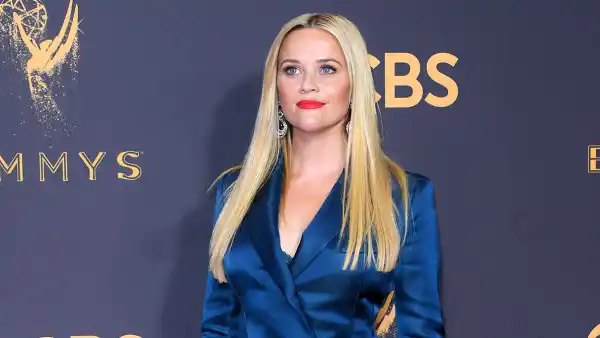 Reese Witherspoon's Best Red Carpet Looks tailored blue suit jacket dress