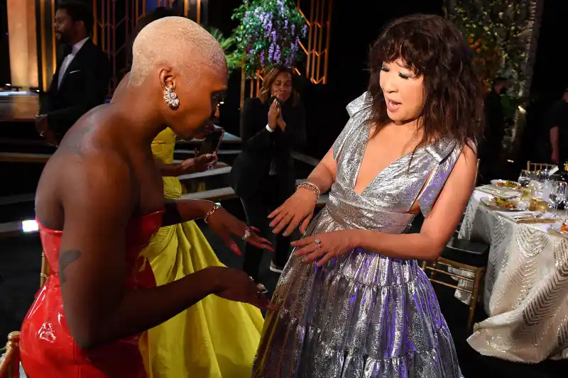 Sandra Oh, Cynthia Erivo, and Kerry Washington Inside the SAG Awards 2022 What You Didn't See on TV