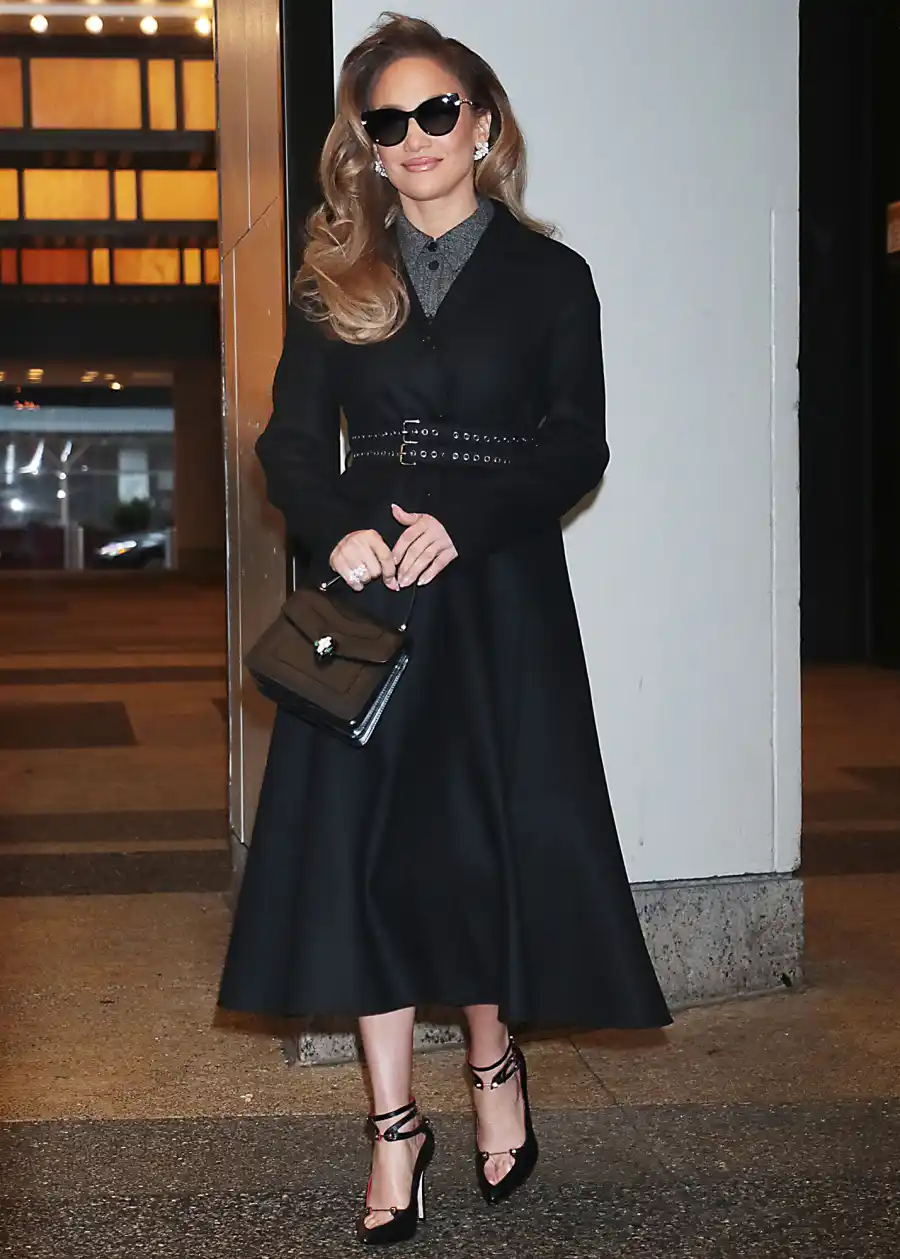 Wedding Dresses! Snakeskin Coats! See Jennifer Lopez’s Style Statements From Her New York City Trip