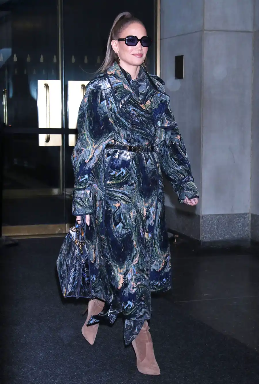 Wedding Dresses! Snakeskin Coats! See Jennifer Lopez’s Style Statements From Her New York City Trip