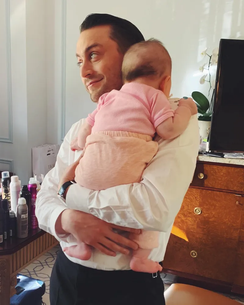 See Kieran Culkin’s Daughter and More Celeb Families Playing in the Snow Promo