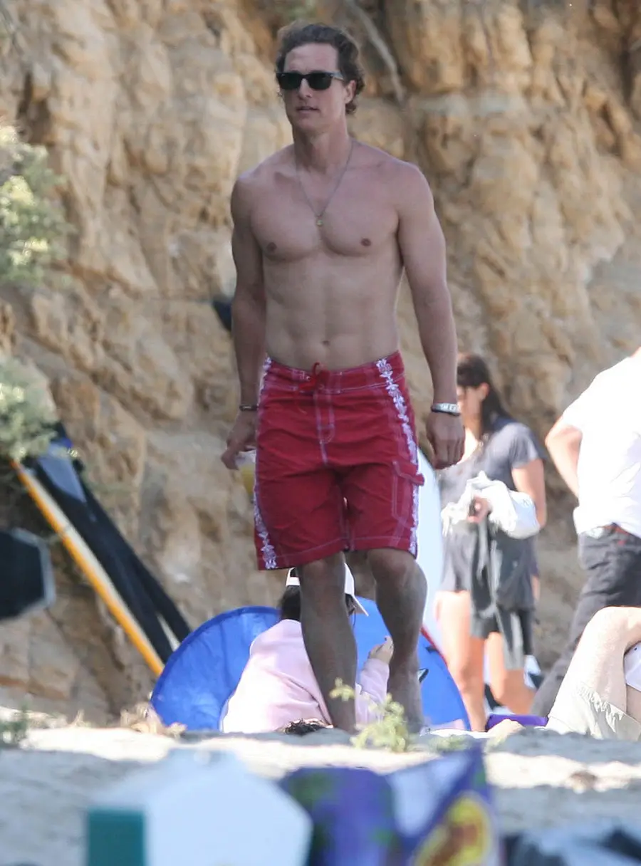 Shirtless Hunks: Hot Celebs and Their Insane Physiques Matthew McConaughey