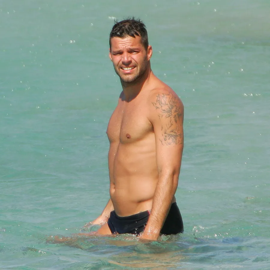 Shirtless Hunks: Hot Celebs and Their Insane Physiques Ricky Martin