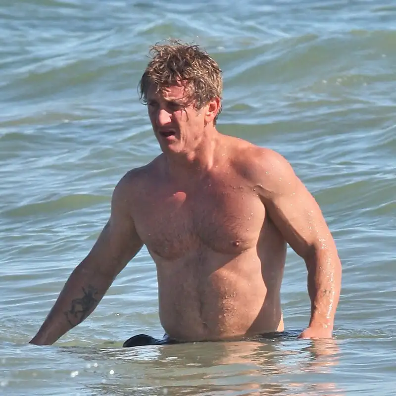 Shirtless Hunks: Hot Celebs and Their Insane Physiques Sean Penn