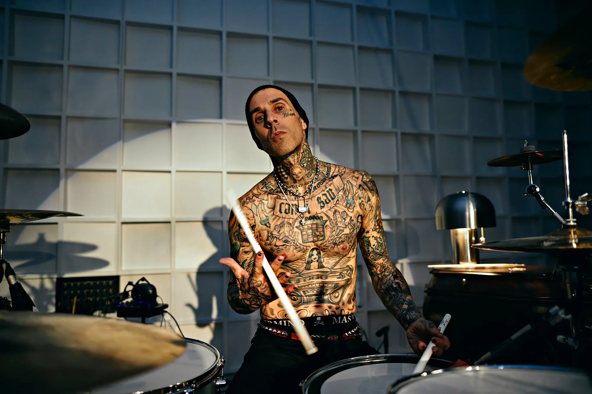 Travis Barker Just Dropped a Jewelry Line — and It’s Appropriately Skull Themed