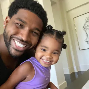 Tristan Thompson Has Dinner With Daughter True