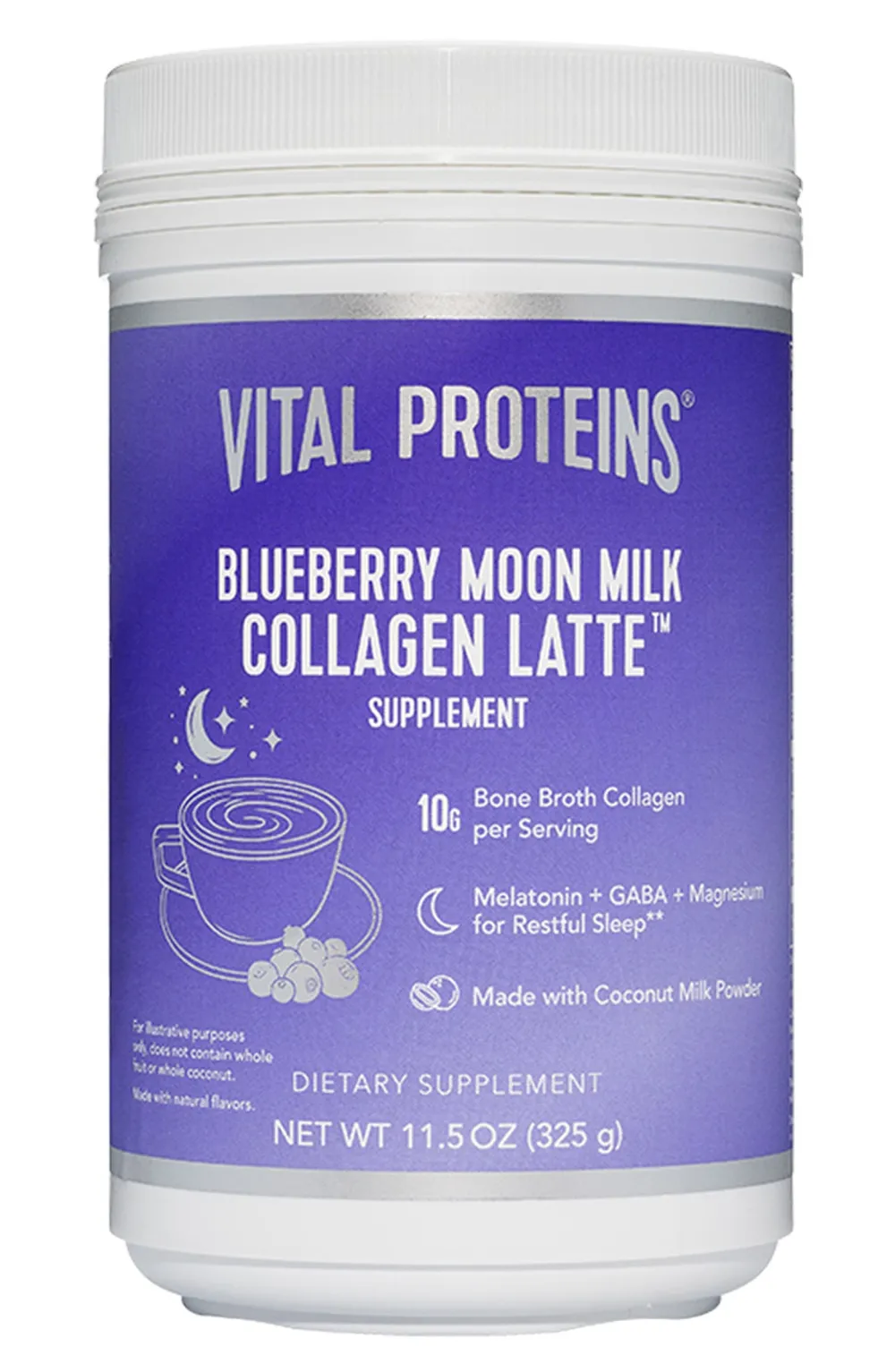 Vital Proteins Blueberry Moon Milk Collagen Latte