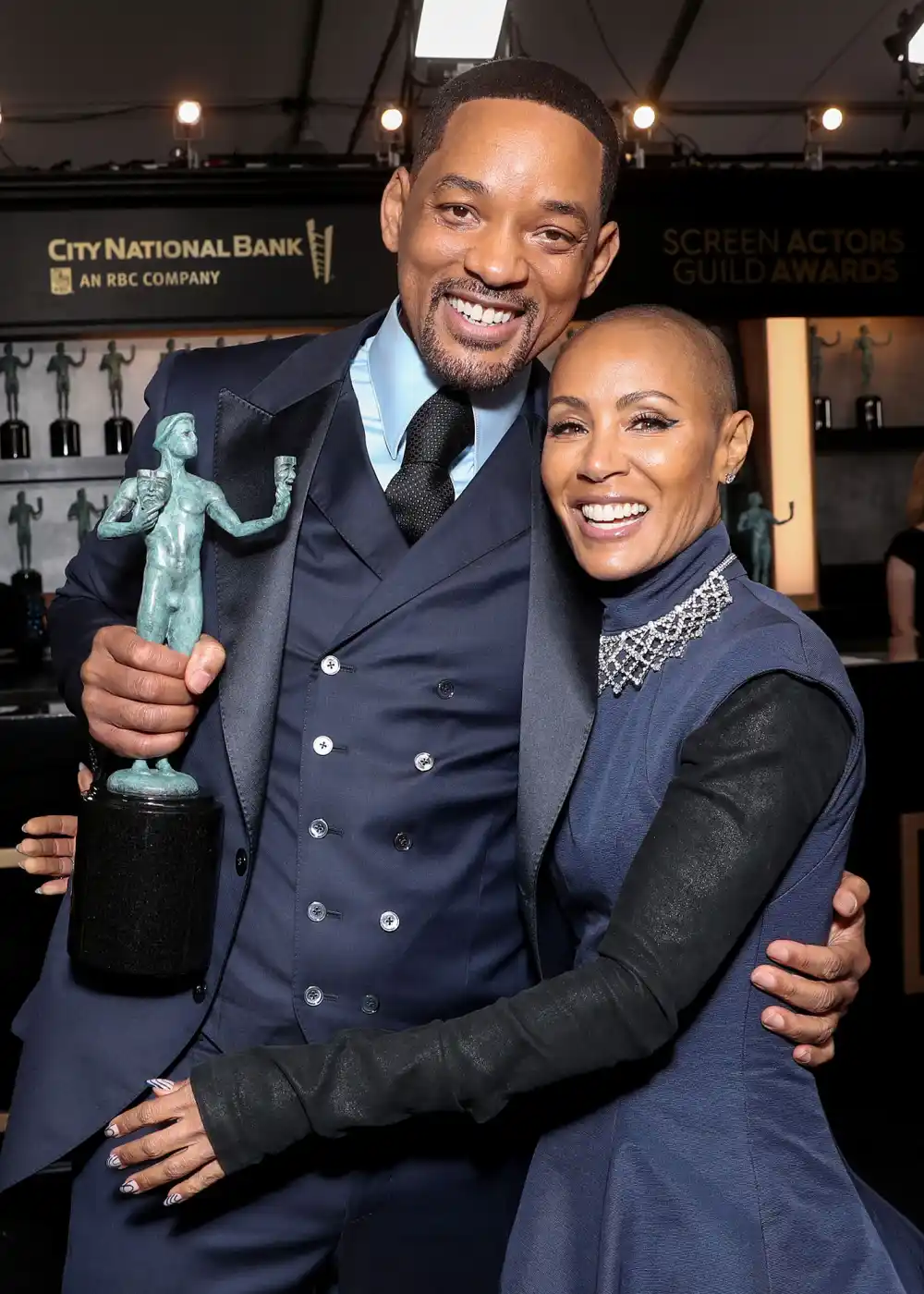 Will Smith Gets Emotional After SAG Awards 2022 Win 3 Jada Pinkett Smith
