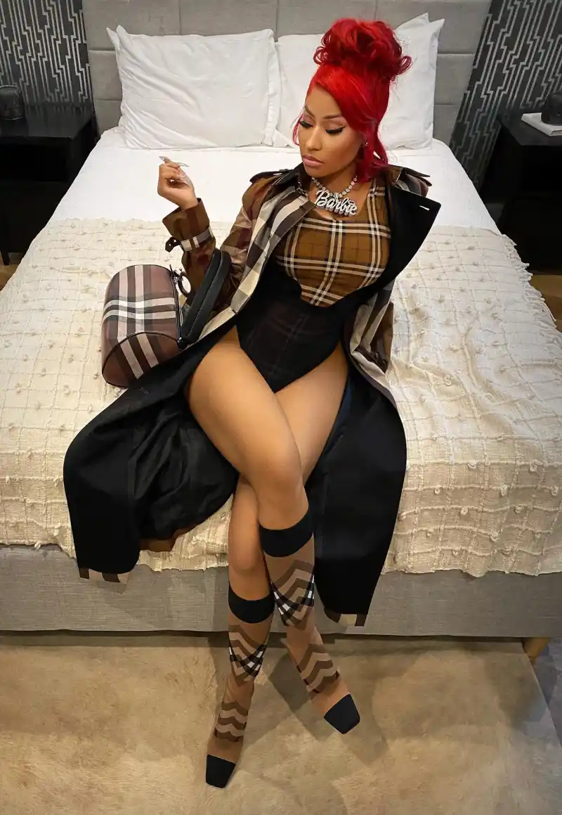 You Have to See Nicki Minaj’s Fiery New ‘Do