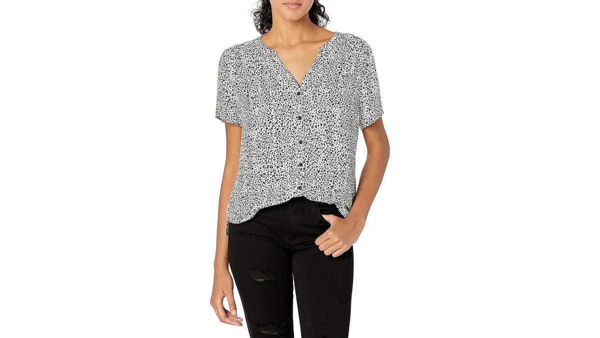 amazon-essentials-woven-blouse