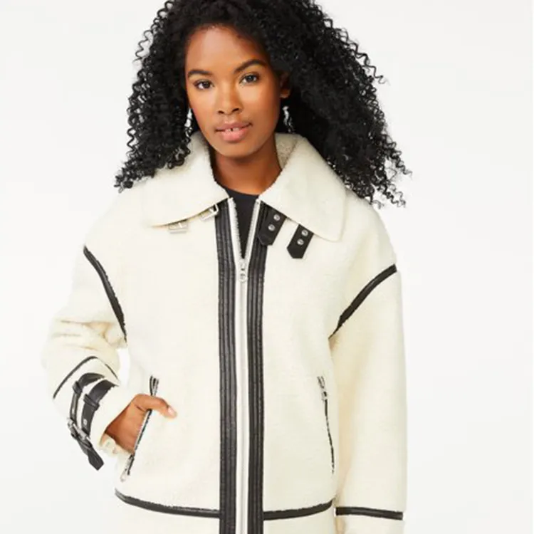 faux sherpa jacket
