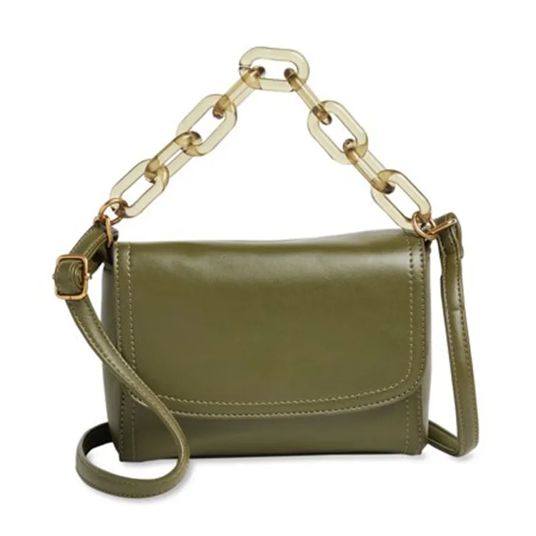 green crossbody purse