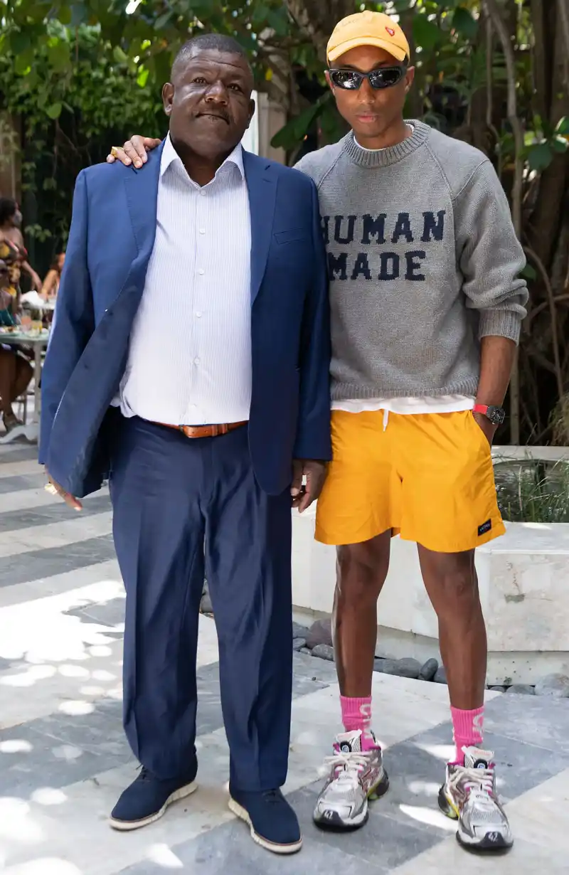 hot pics Pharoah and Pharrell Williams Williams Family Kitchen Soul Food Brunch at Swan