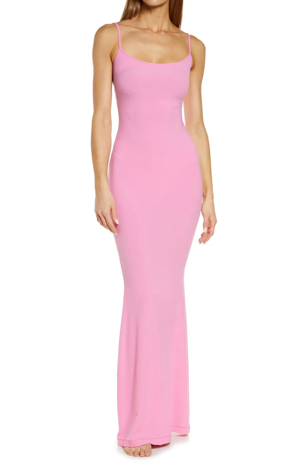 pink Skims slip dress