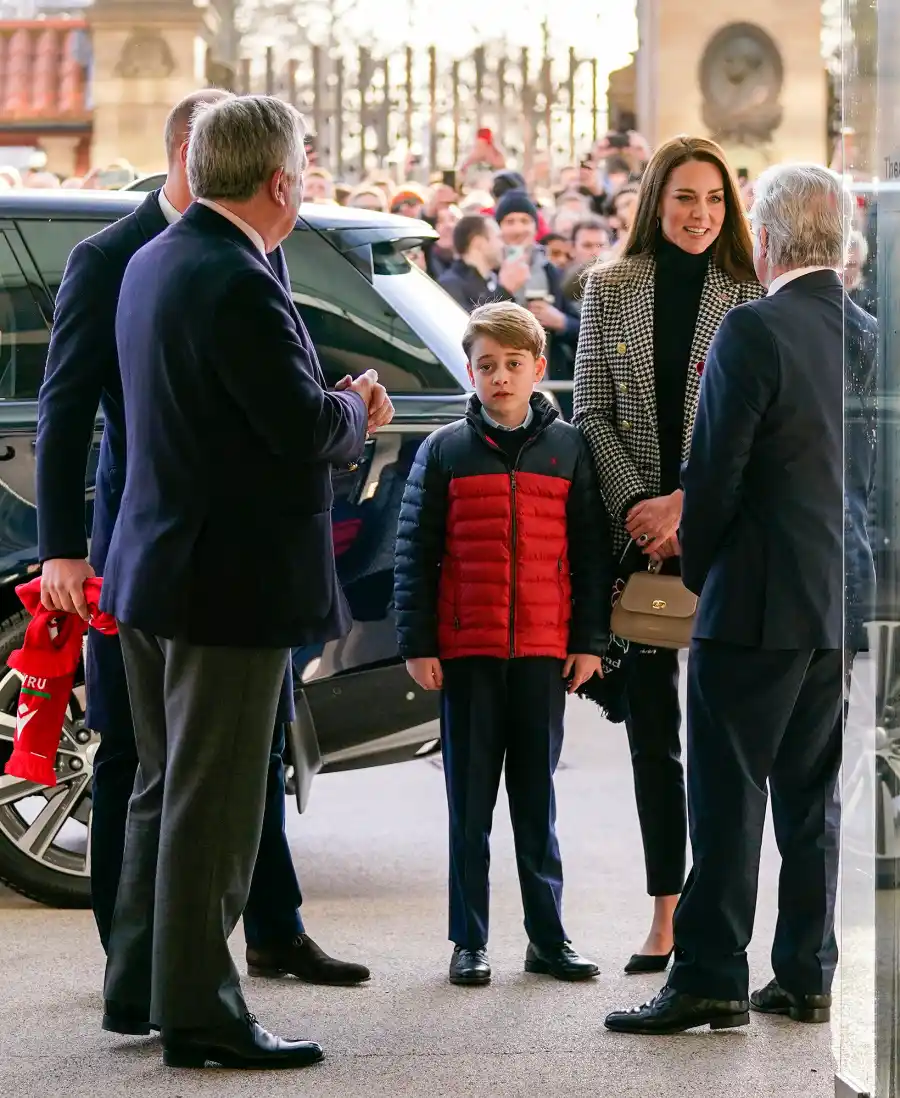 Prince William and Duchess Kate Take Prince George to England vs. Wales Rugby Game