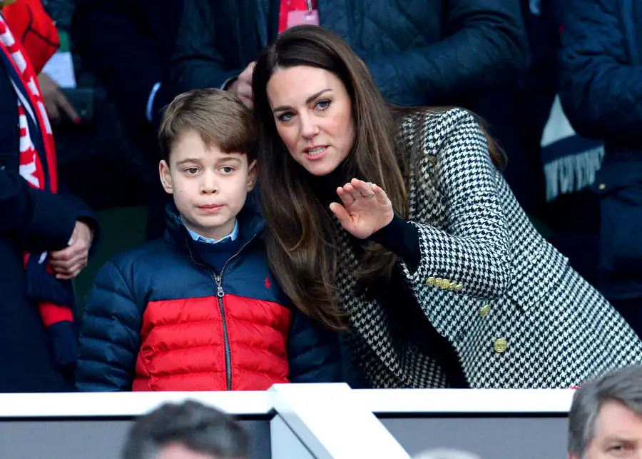Prince William and Duchess Kate Take Prince George to England vs. Wales Rugby Game