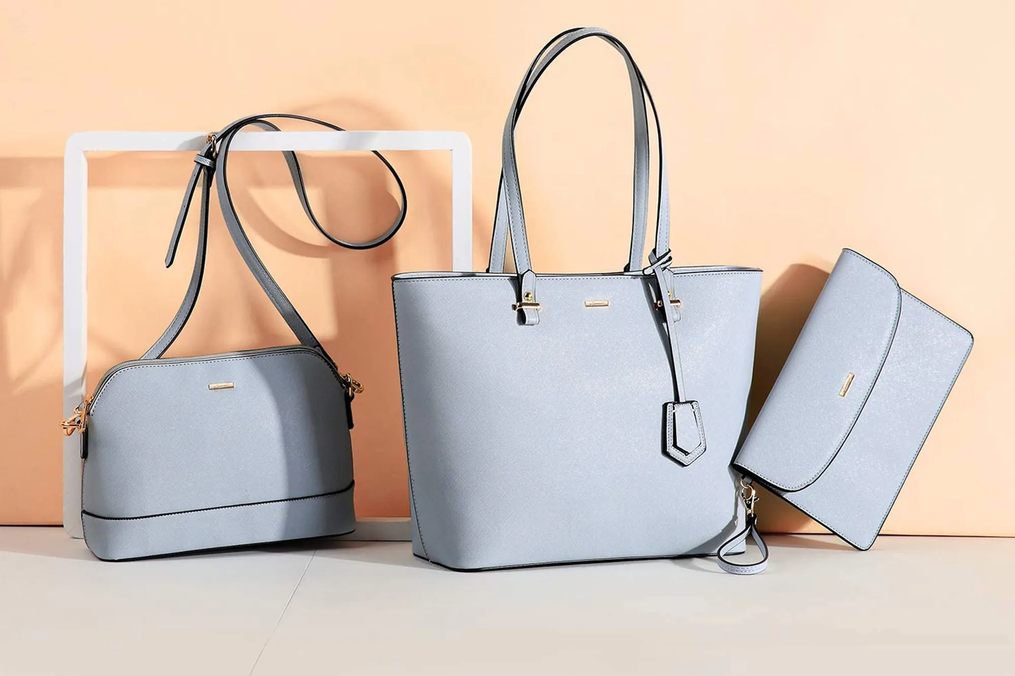 set of three handbags